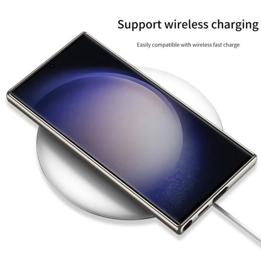 [With Card Slot] Samsung Galaxy S24 Ultra(SM-S928) - PU Leather Magnetic Adsorption Wireless Charging Cover