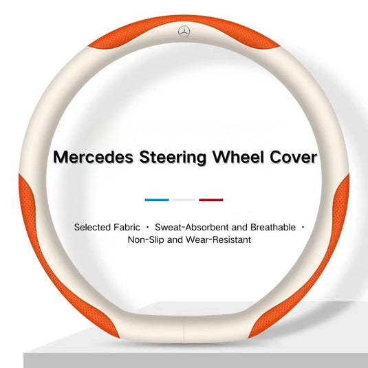 Mercedes-Benz Skin-friendly & Breathable Steering Wheel Cover For C260L, E300L, A180L, GLA/GLB, GLC, CLA