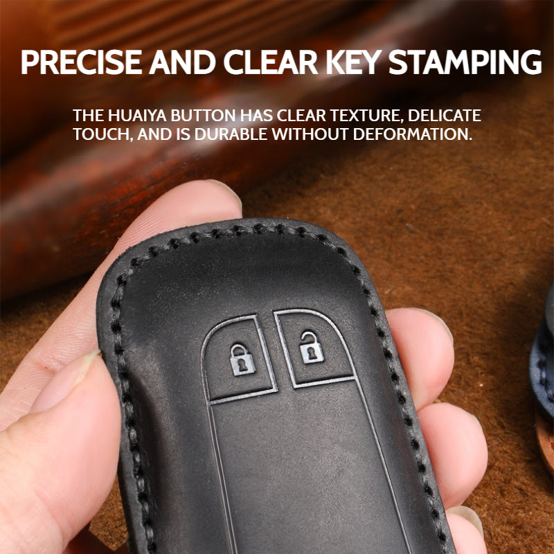 Load image into Gallery viewer, Isuzu Genuine Leather Full-cover Design Car Key Case Cover for D-Max, MU-X, Ruimai, RE-MAX
