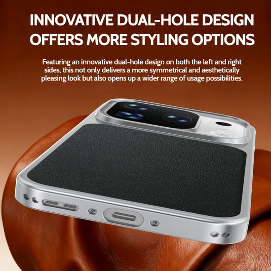 OPPO Find X10 Pro Max - Luxury Metallic PU Leather Durable PC Phone Case