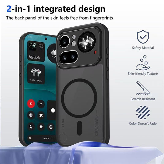 [Magsafe Compatible] Nothing Phone (4a)/Pro - Translucent Matte Shockproof Essential Case - i-Station Mobile Phone & Electronic Device Repair and Accessories