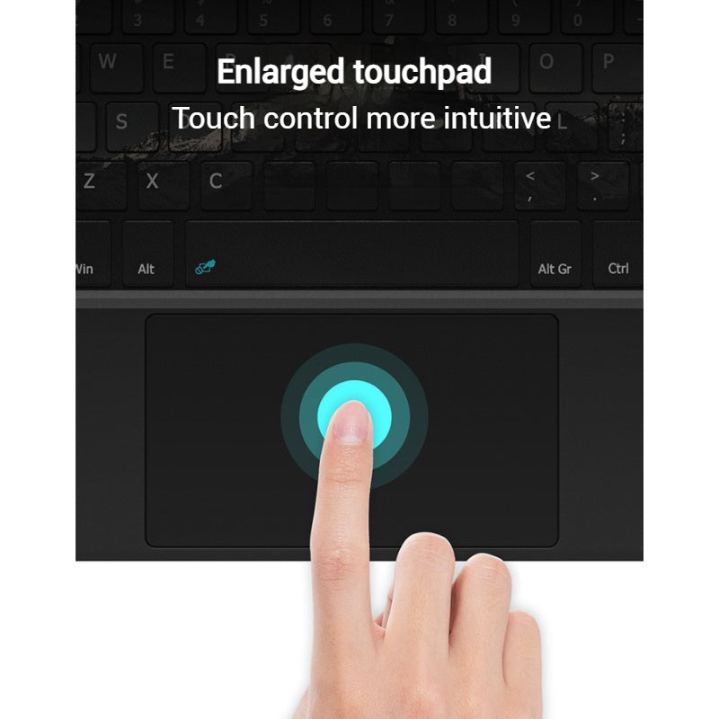 Load image into Gallery viewer, [With RGB Backlit] Microsoft Surface Pro 11/10/9/8/X Compatible Wireless Bluetooth Magnetic Touchpad Keyboard
