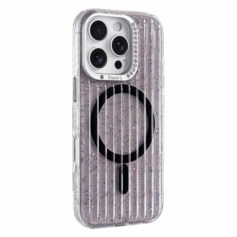 Load image into Gallery viewer, [Magsafe Compatible] Apple iPhone 17/Air/Pro/Pro Max Glitter Full-Cover Shockproof Phone Case
