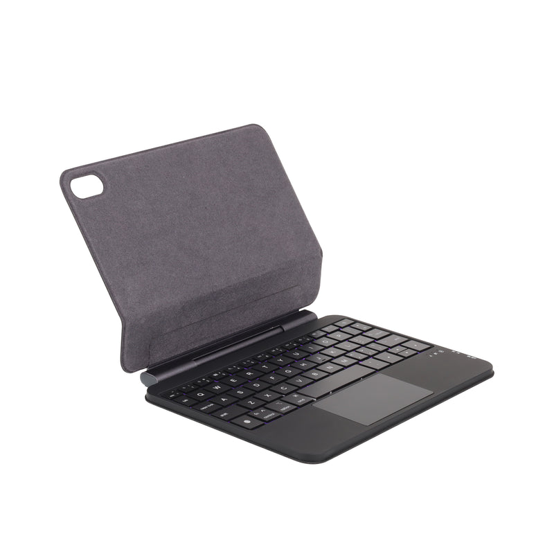 Load image into Gallery viewer, Apple iPad Mini 8.3&#39;&#39; 6/7th Gen (2021/2024) - Easy-Set Floating Cantilever Stand Precision Multi-Touch Trackpad Smart Wireless Keyboard Case With Backlit Keys
