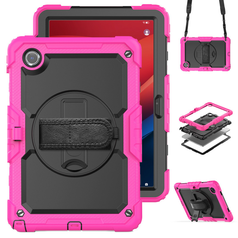 Load image into Gallery viewer, [Built-in 360° Rotating Hand Strap &amp; Stand] Lenovo Idea Tab 11” 2025 (TB336FU/TB336ZU) Shockproof With Screen Protector Pencil Holder Heavy Duty Series Case
