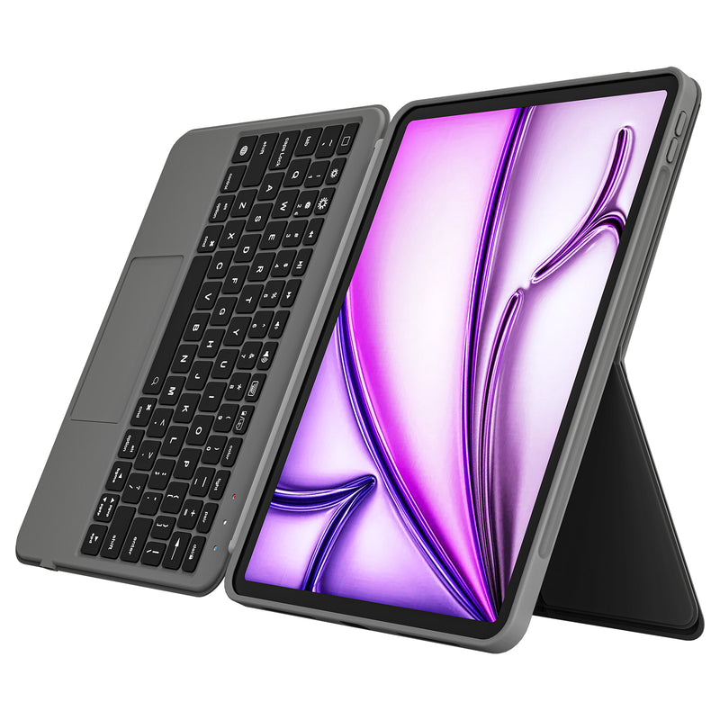 Load image into Gallery viewer, [Detachable] Apple iPad Pro 12.9-inch 3rd/4/5/6th Gen (2018/2020/2021/2022) Two-way Split Bluetooth Keyboard Protective Case With Backlight
