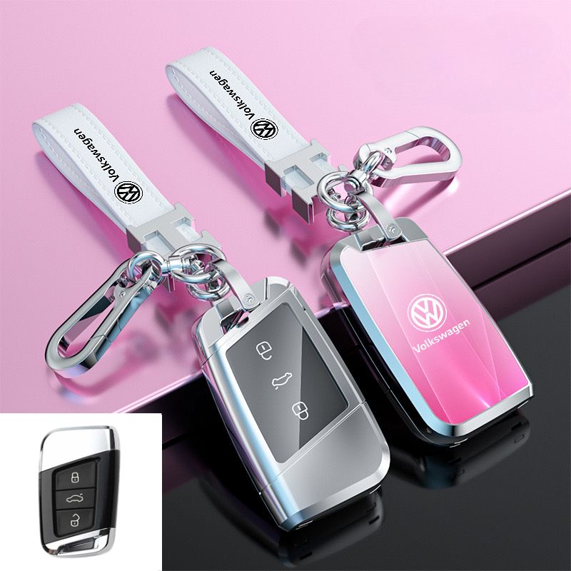 Load image into Gallery viewer, Volkswagen Zinc Alloy Car Key Fob Case Cover For Golf, ID.4, ID.6,  Lavida, Sagitar, Viloran, Magotan, Lamando L, Tiguan, Tharu, Tayron, Gran Lavida, Talagon
