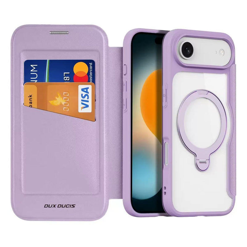 Load image into Gallery viewer, [With Card Slot][Magsafe Compatible] Apple iPhone Air - Multi Function Card Slot Leather Wallet Series Flip Case
