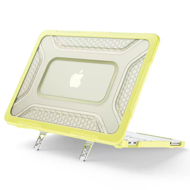 Load image into Gallery viewer, Macbook Neo 13“ 2026 (A3404) - Hybrid Armor Case with Hidden Stand &amp; Anti-Slip Grip - i-Station Mobile Phone &amp; Electronic Device Repair and Accessories
