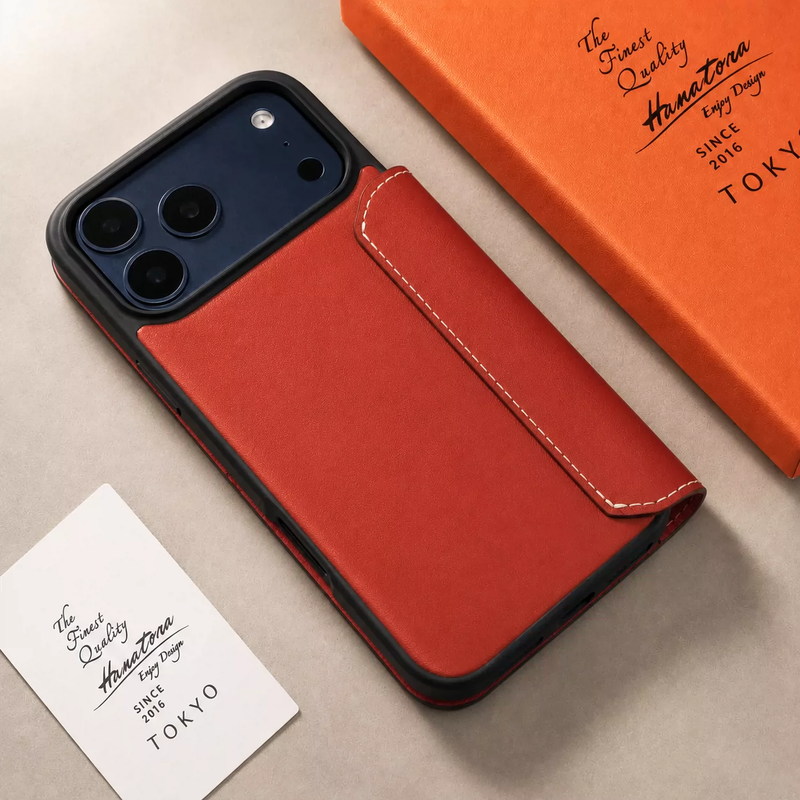 Load image into Gallery viewer, [With Card Slot] Apple iPhone 18 Pro &amp; Max - HANATORA Business Drop Proof Genuine Leather Flip Wallet Series Case
