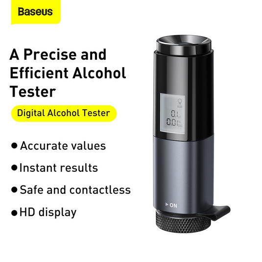 Baseus CRCX-01 Digital Alcohol Tester Black - i-Station Mobile Phone & Electronic Device Repair and Accessories