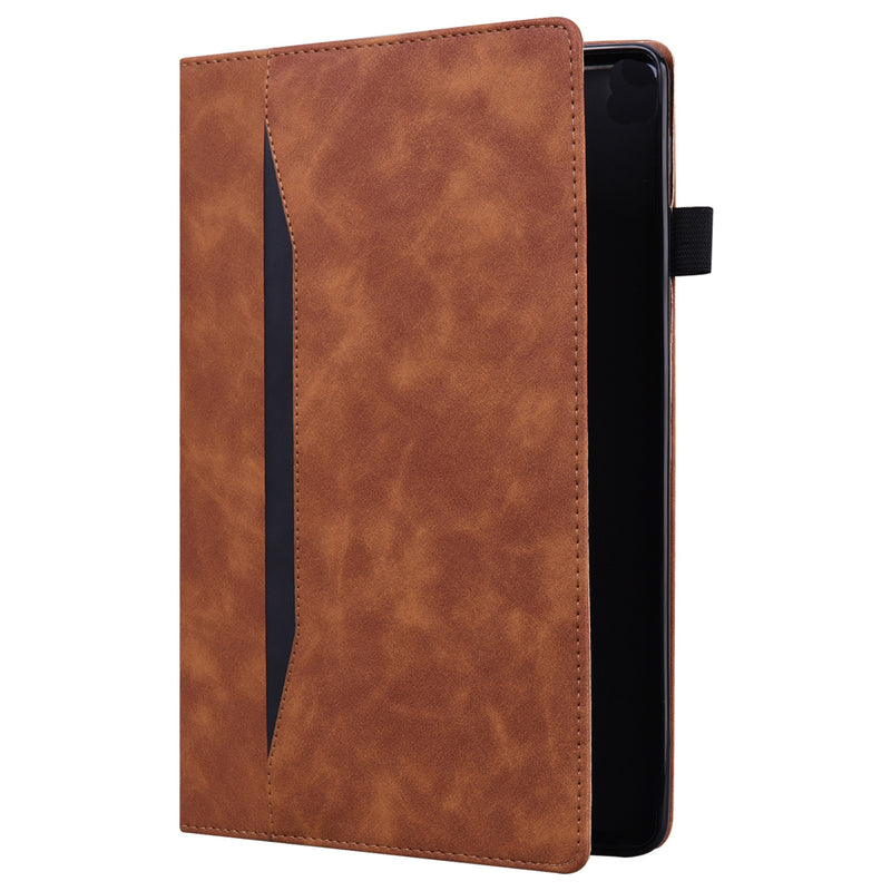 Load image into Gallery viewer, [With Pen Slot] Samsung Galaxy Tab S10 FE Plus (2025) 13.1&quot; Matte Color-Block Samsung Tablet Leather Case
