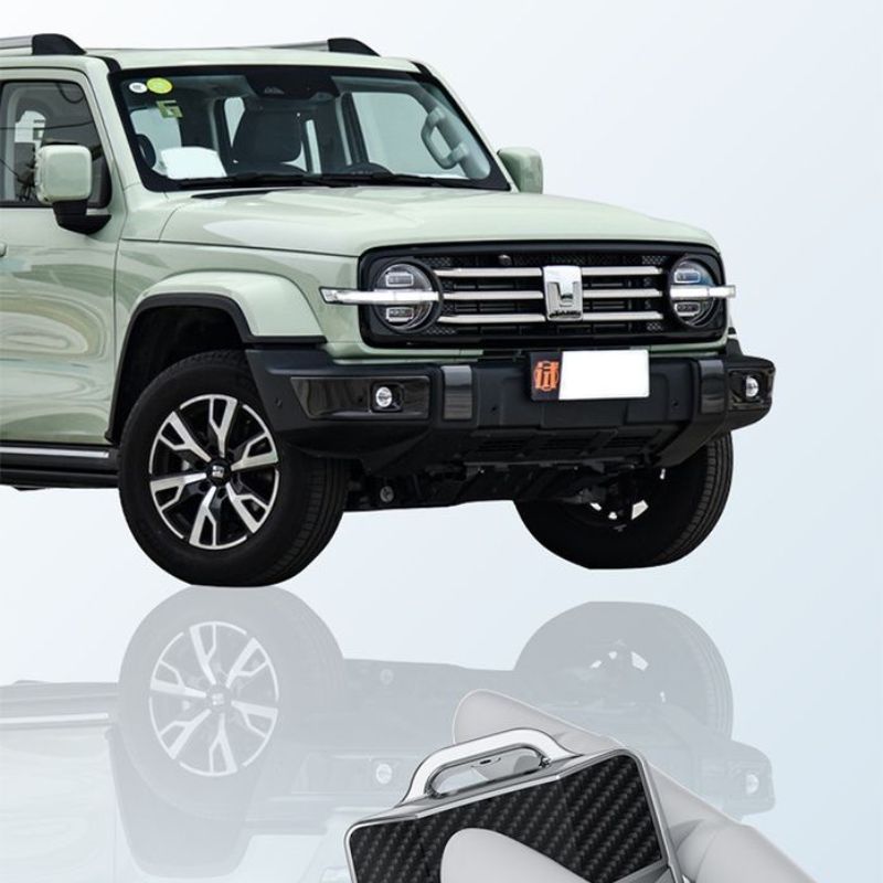 Load image into Gallery viewer, Great Wall Zinc Alloy + Carbon Fiber Texture Car Key Fob Case Cover For Tank 300, 400, 500
