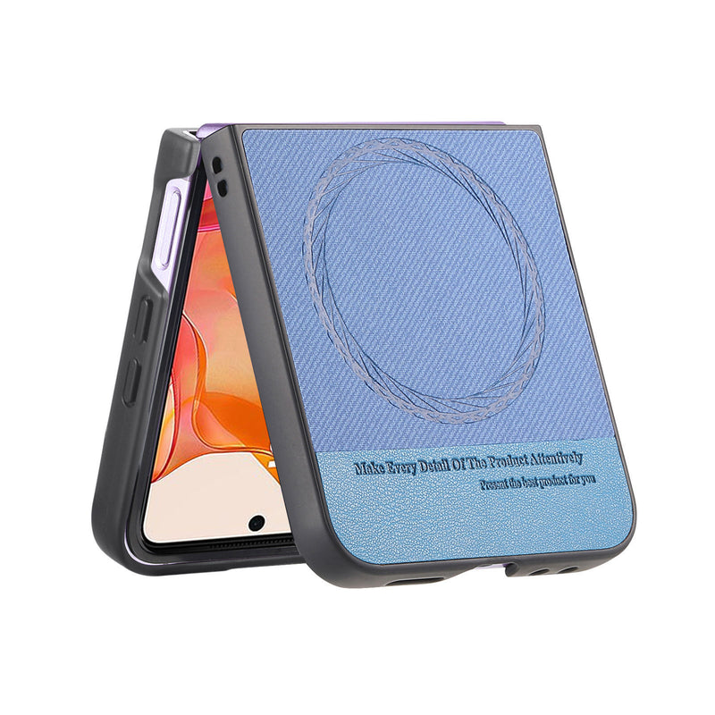 Load image into Gallery viewer, [Magnetic Compatible] Motorola Moto Razr 60/Ultra Textured Fabric-Style Shockproof Protective Case
