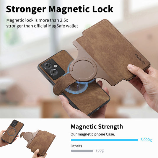 [With Card Slot] Realme 13 Pro / Plus 5G - Multi-functional Leather Wallet Case With Magnetic Flip Cover