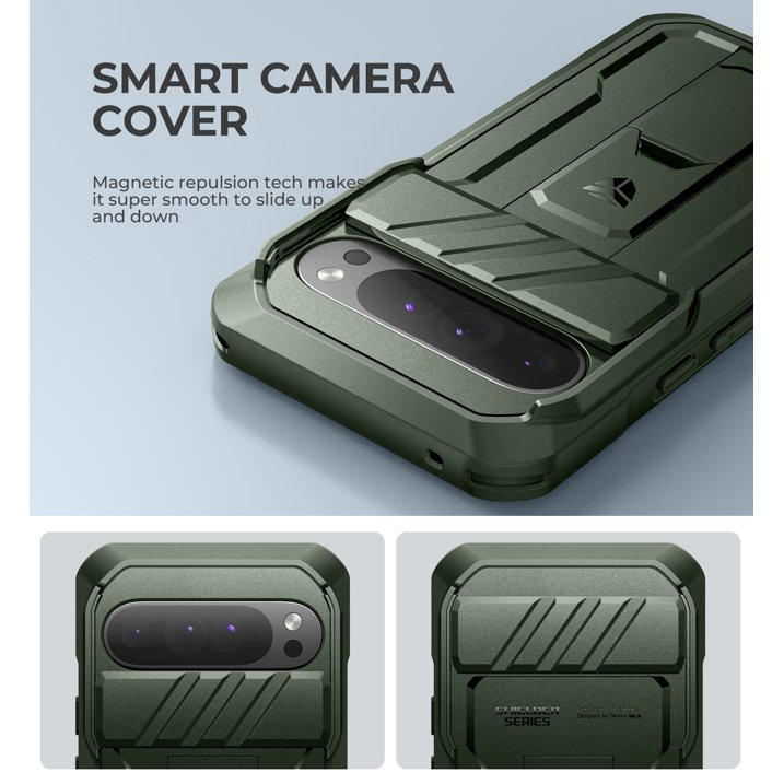 [With Slide Camera Cover & Built-in Screen Protector] Google Pixel 10 Pro XL - Dexnor Military Grade Heavy-Duty Shockproof Rugged Case - i-Station Mobile Phone & Electronic Device Repair and Accessories