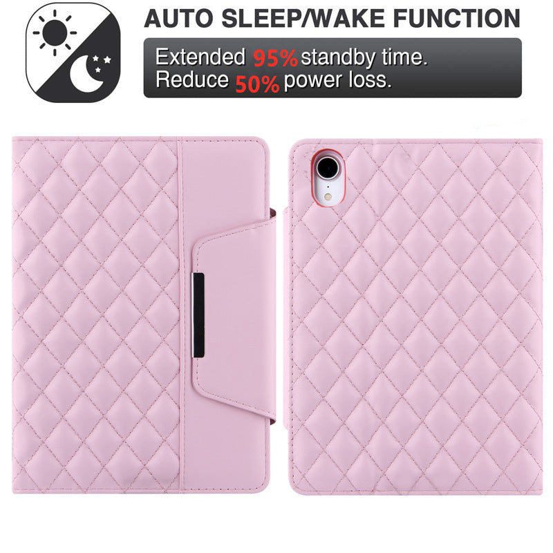 Load image into Gallery viewer, Apple iPad 10 10.9&#39;&#39; 10th Gen (2022) Diamond-Patterned Leather Flip Cover Shockproof Case
