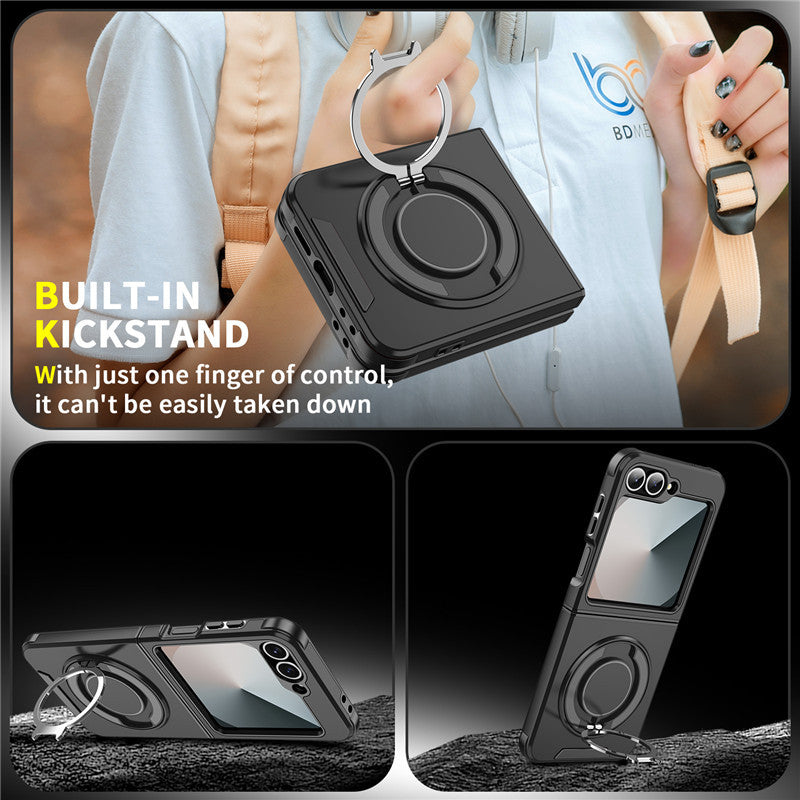 Load image into Gallery viewer, [Built-in Kickstand] Samsung Galaxy Z Flip7 - Rugged Shockproof Heavy Duty Series Case
