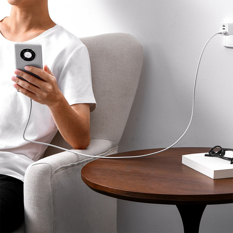 Load image into Gallery viewer, Baseus Superior Series Fast Charging Data Cable USB to Type-C 100W 2M - White - i-Station Mobile Phone &amp; Electronic Device Repair and Accessories
