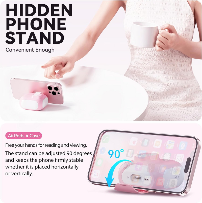 Load image into Gallery viewer, Apple AirPods 4 - Stylish Drop-Proof Case with Secure Lock &amp; Magnetic Lid
