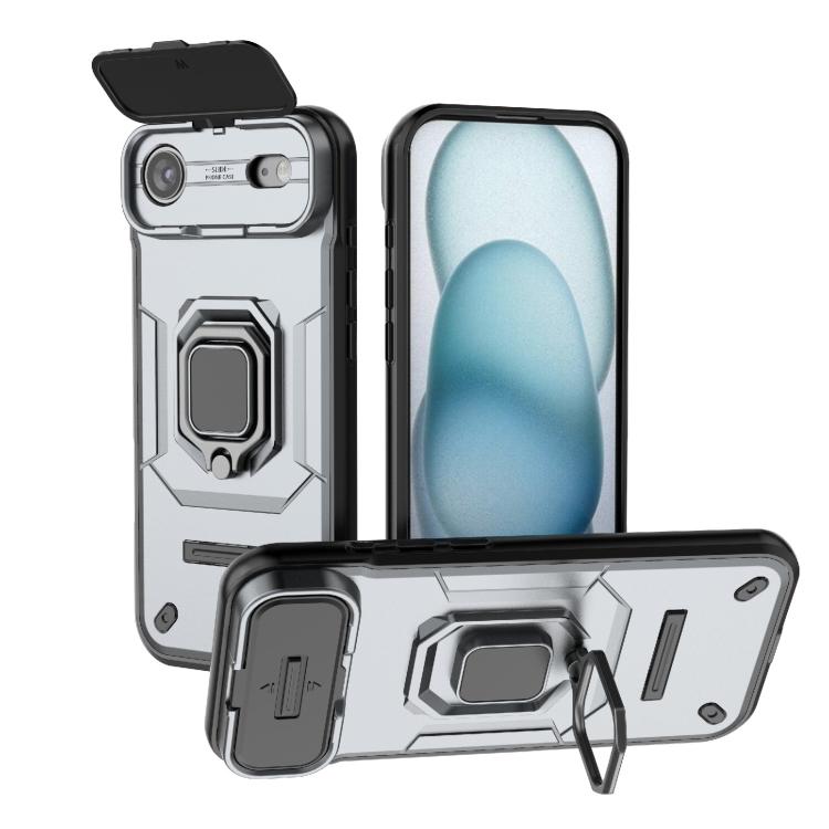 Load image into Gallery viewer, [With Lens Cover][Built-in Stand] Apple iPhone 17/Air/Pro/Max - Shield Shockproof Rugged Heavy Duty Case
