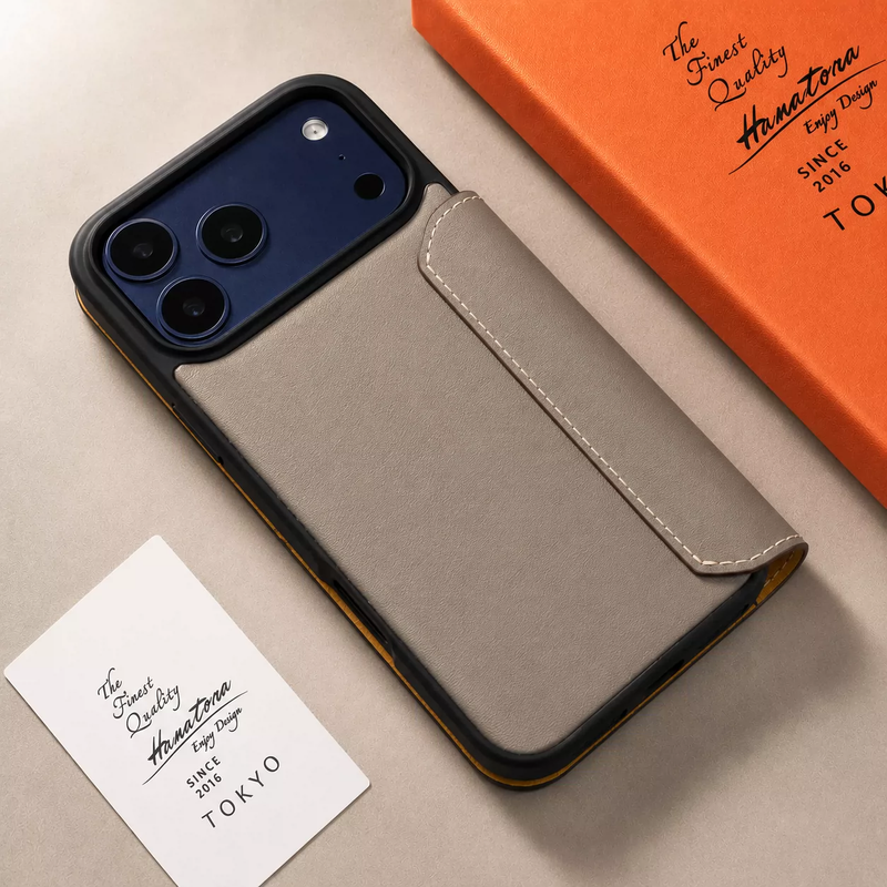 Load image into Gallery viewer, [With Card Slot] Apple iPhone 18 Pro &amp; Max - HANATORA Business Drop Proof Genuine Leather Flip Wallet Series Case
