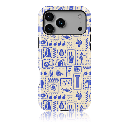 Apple iPhone 17/Air/Pro/Max - Geometric Totem Shockproof Phone Case - i-Station Mobile Phone & Electronic Device Repair and Accessories