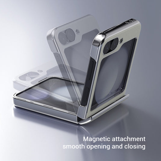Samsung Galaxy Z Flip7 PU Leather Foldable Protective Shockproof Case