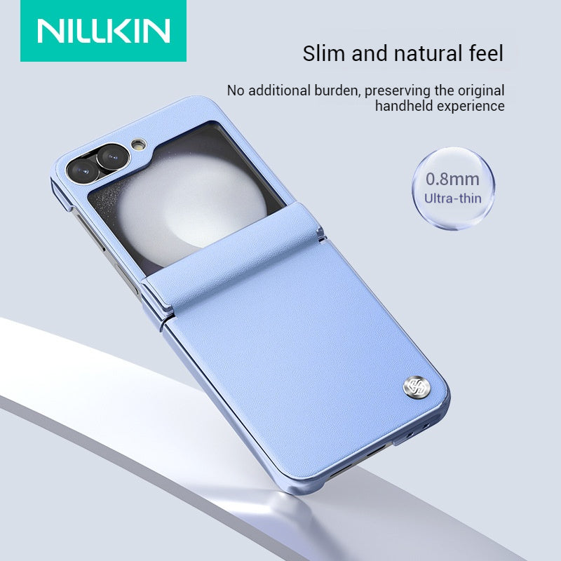 Load image into Gallery viewer, Samsung Galaxy Z Flip7 PU Leather Foldable Protective Shockproof Case
