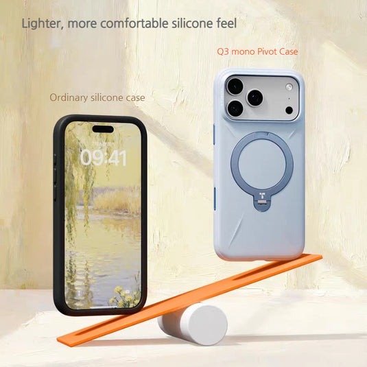 [Magsafe Compatible] Apple iPhone 17 Pro/Pro Max TORRAS Liquid Silicone Shockproof Stand Case