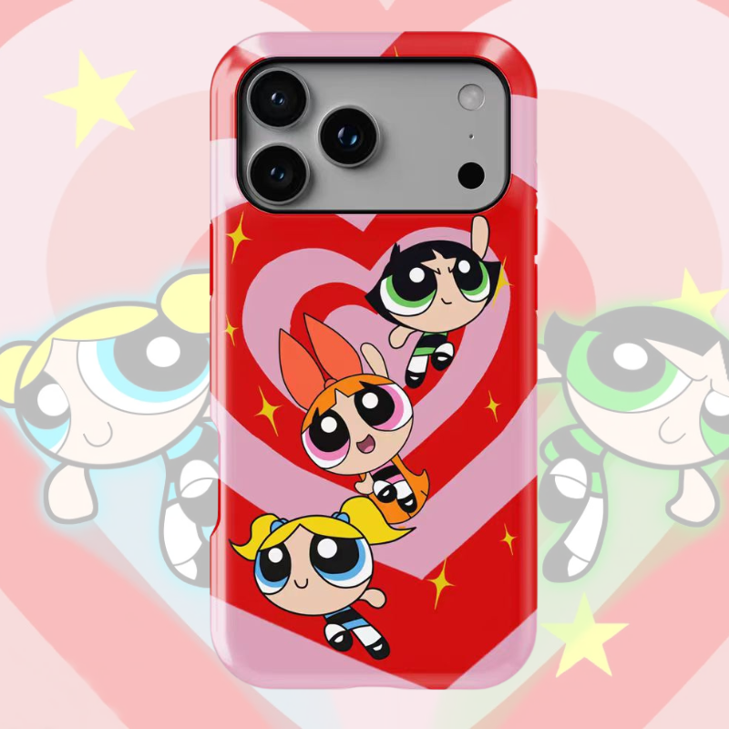 Apple iPhone 17/Air/Pro/Max - Powerpuff Girls Shockproof Protective Case - i-Station Mobile Phone & Electronic Device Repair and Accessories