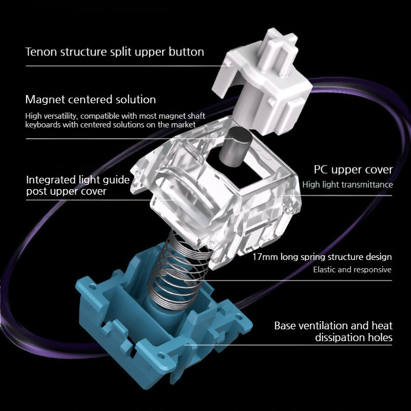 Load image into Gallery viewer, LANGTU BOOM68 Tri-Mode Magnetic Switch Gaming Keyboard &amp; Bluetooth/2.4GHz/USB-C
