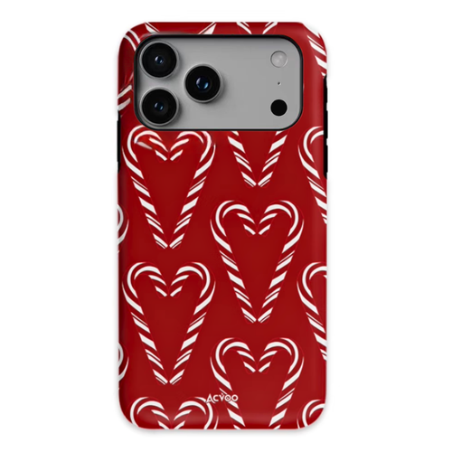 Apple iPhone 17/Air/Pro/Max - Christmas Candy Full-Body Shockproof Case