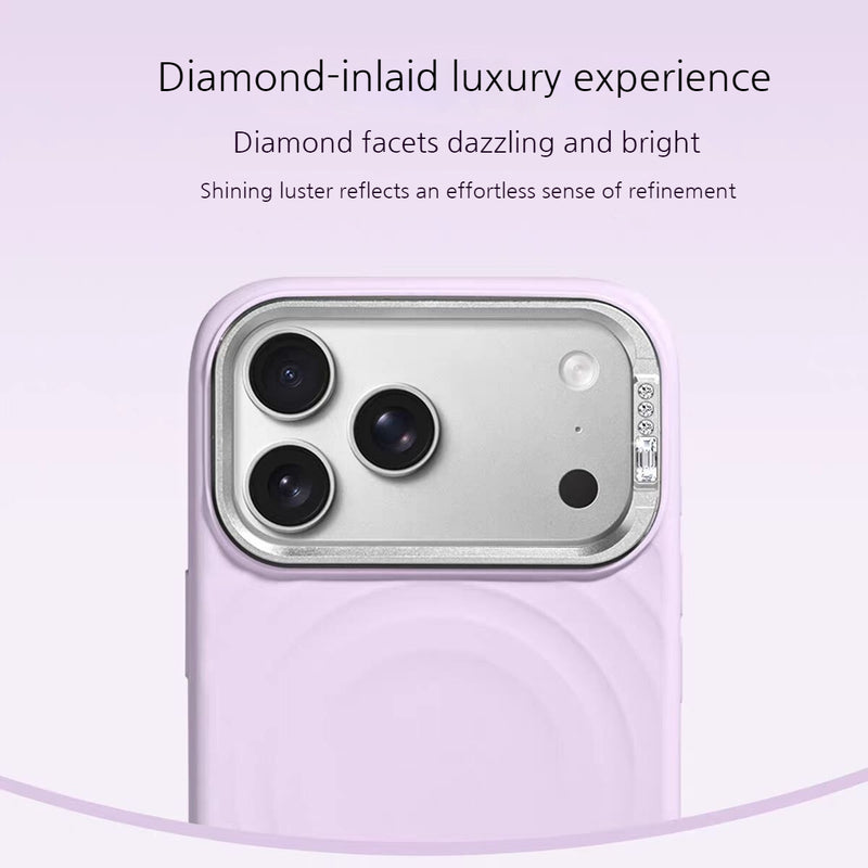 Load image into Gallery viewer, [Built-in Stand] Apple iPhone 17 Pro/Pro Max - Wavy Texture Liquid Silicone Shockproof Full Cover Case
