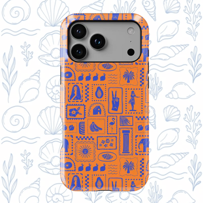 Apple iPhone 17/Air/Pro/Max - Geometric Totem Shockproof Phone Case - i-Station Mobile Phone & Electronic Device Repair and Accessories