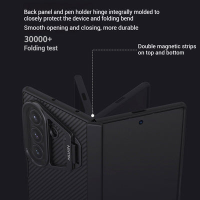 [Magsafe Compatible][Built-in Lens Cover] Samsung Galaxy Z Fold7 NILLKIN Folding Stand Shockproof Case - i-Station Mobile Phone & Electronic Device Repair and Accessories