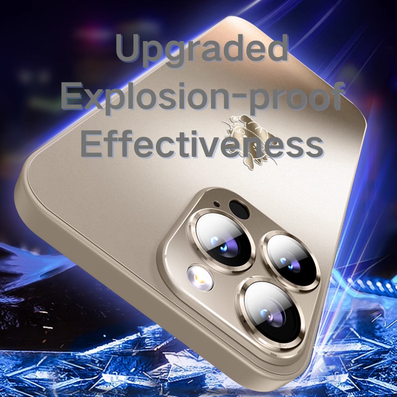 Load image into Gallery viewer, Apple iPhone 12/Pro/Pro Max Metal Matte Frosted Glass Anti-drop Essentials Series Case
