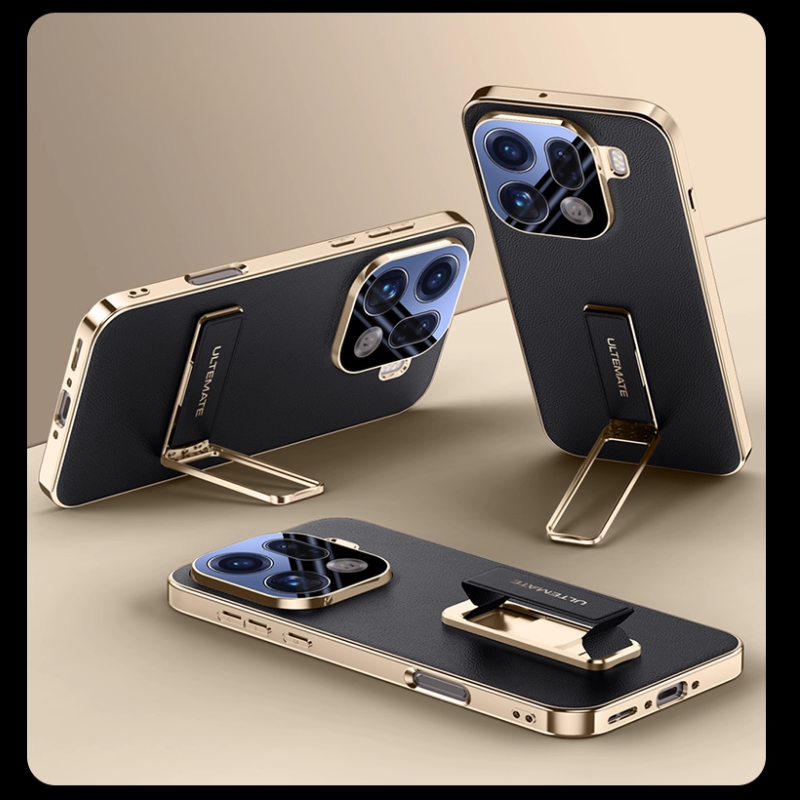 Load image into Gallery viewer, [Buil-in Stand] OPPO Find X9/Pro - Electroplated Full-Cover Shockproof Phone Case
