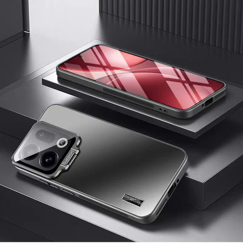 [With Lens Bracket] OPPO Find X9/Pro - Ultra-Thin Matte Shockproof Phone Case - i-Station Mobile Phone & Electronic Device Repair and Accessories