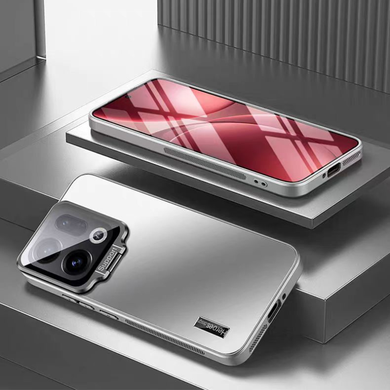 [With Lens Bracket] OPPO Find X9/Pro - Ultra-Thin Matte Shockproof Phone Case - i-Station Mobile Phone & Electronic Device Repair and Accessories