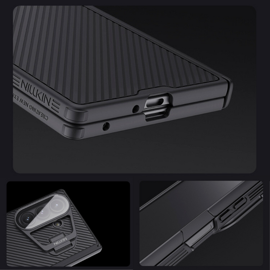 [Magsafe Compatible][Built-in Lens Cover] Samsung Galaxy Z Fold7 NILLKIN Folding Stand Shockproof Case