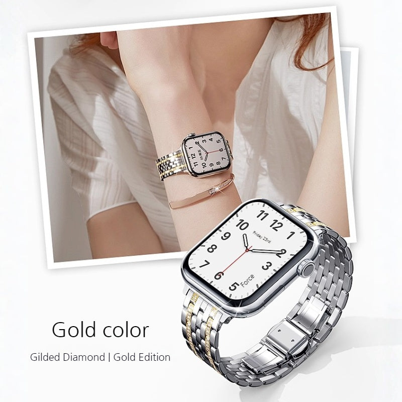 Load image into Gallery viewer, [Diamond Edition] Apple Watch Series 10/11 - Elegant Metal Watch Bracelets Band

