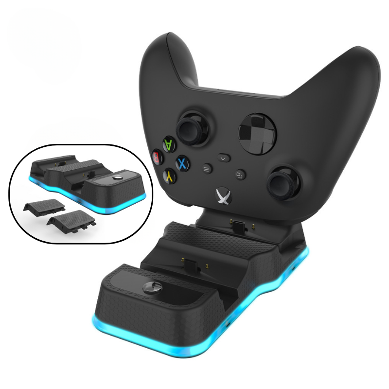 Load image into Gallery viewer, Xbox Series X/S Dual Charging Station with Dual USB-C Ports &amp; LED Indicator
