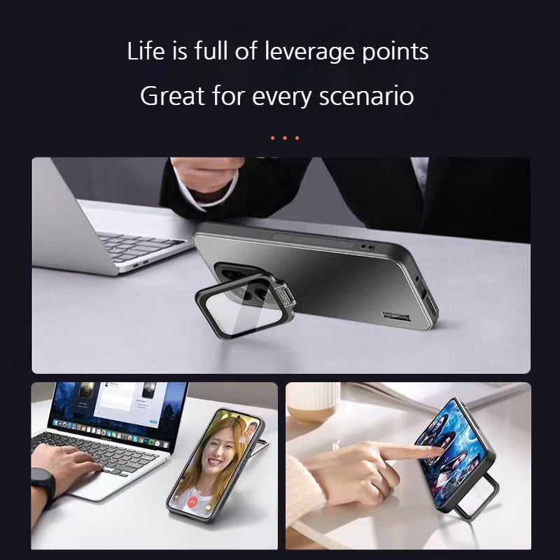 [With Lens Bracket] OPPO Find X9/Pro - Ultra-Thin Matte Shockproof Phone Case - i-Station Mobile Phone & Electronic Device Repair and Accessories
