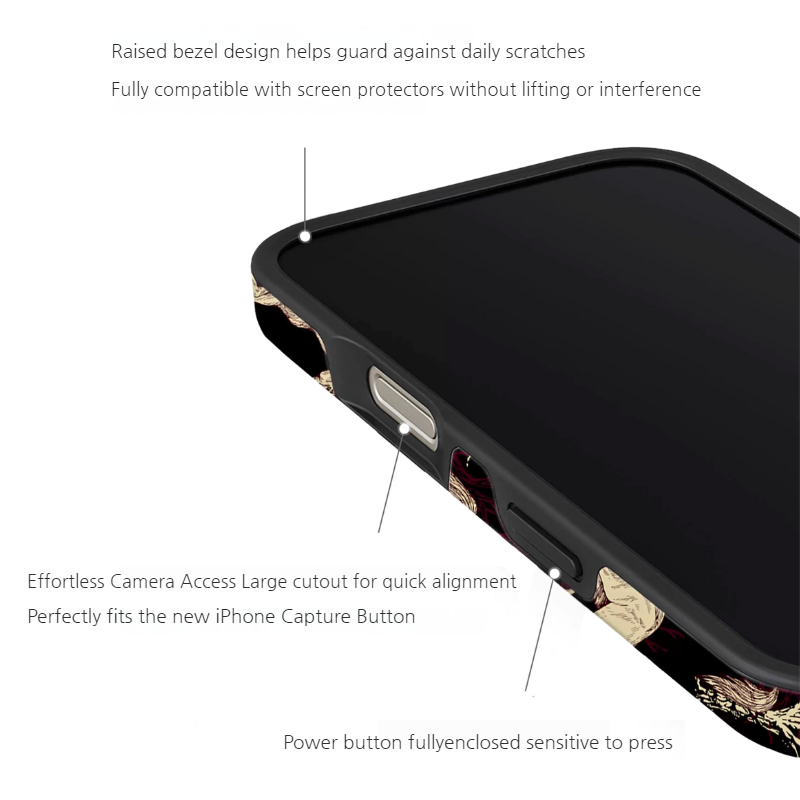 Apple iPhone 17/Air/Pro/Max - Retro Mustang Creative Shockproof Phone Case - i-Station Mobile Phone & Electronic Device Repair and Accessories