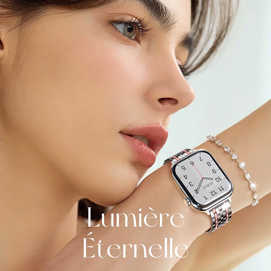 [Diamond Edition] Apple Watch Series 10/11 - Elegant Metal Watch Bracelets Band