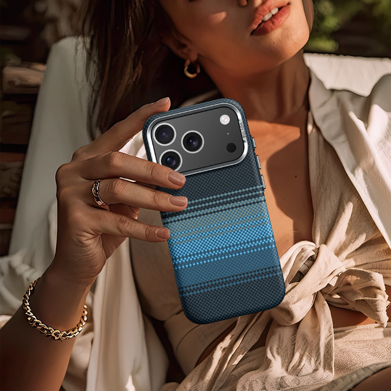 Load image into Gallery viewer, [Magsafe Compatible] Apple iPhone 17/Air/Pro/Pro Max Business Shockproof Striped Phone Case
