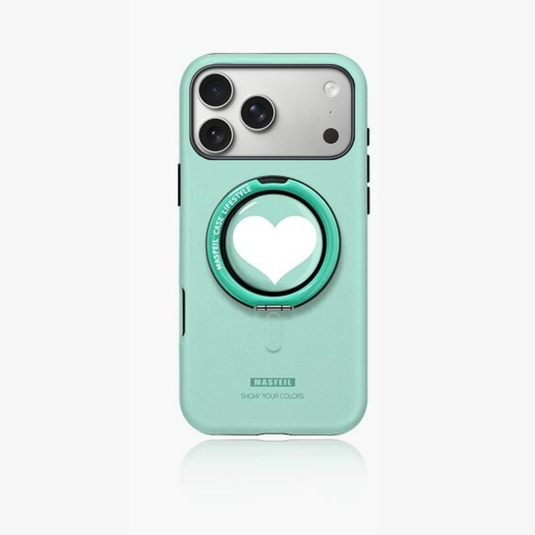 [Magsafe Compatible][Built-in Stand] Apple iPhone 17/Air/Pro/Max - Minimalist Solid Color Double-Layer Shockproof Case