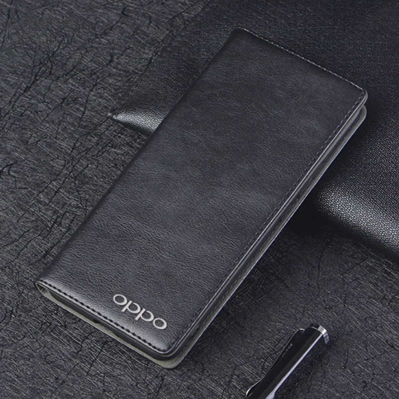 Load image into Gallery viewer, OPPO Find X9/Pro - Business Genuine Leather Magnetic Flip Shockproof Protective Case
