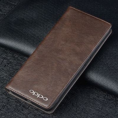 OPPO Find X9/Pro - Business Genuine Leather Magnetic Flip Shockproof Protective Case - i-Station Mobile Phone & Electronic Device Repair and Accessories